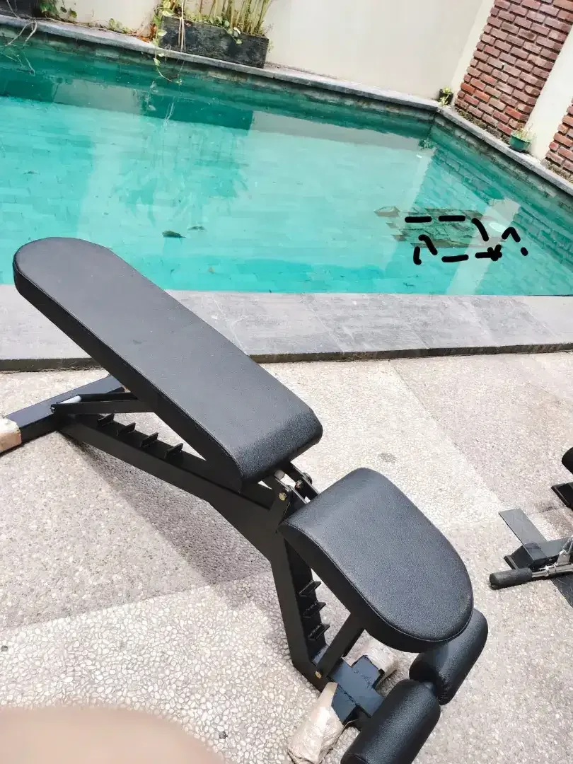 [ BISA COD] PROMO BANGKU ADJUSTABLE STANDART FITNESS - Image 1 of 2