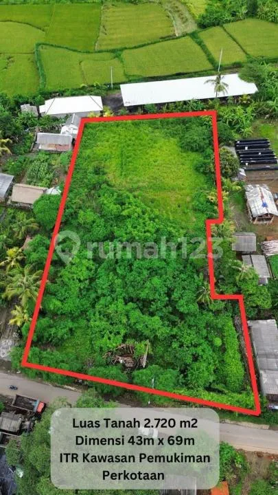 Dijual Tanah di Jl. Utama Selukat, Gianyar - Image 1 of 3