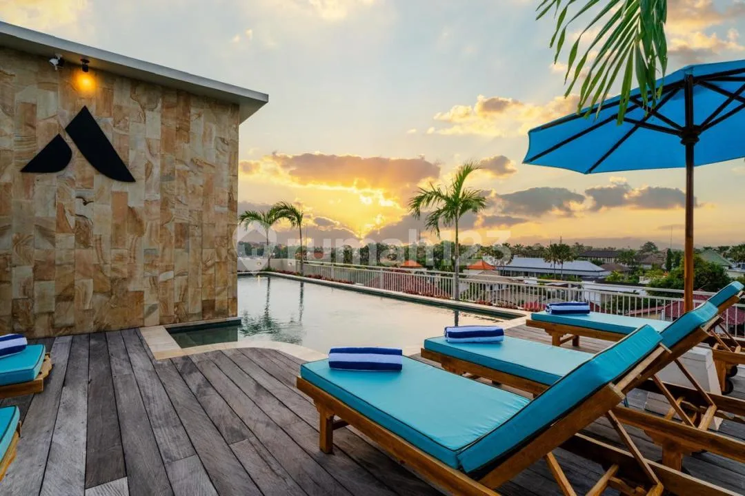 2 Bedroom Apartment With Rooftop Pool And Ocean View In Seminyak - Image 1 of 4