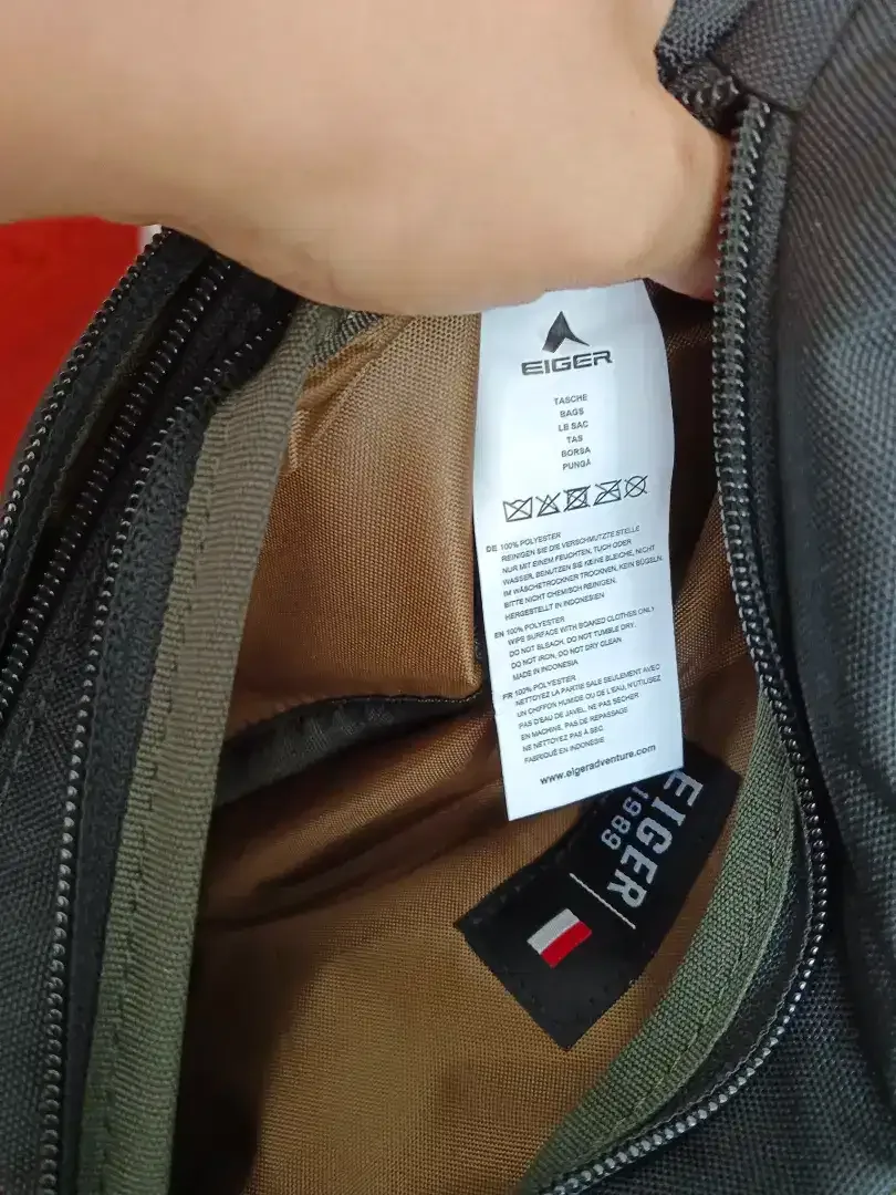170rb BARU-Tas Selempang/Waistbag Merk EIGER DIJAMIN 100% ORIGINAL - Image 3 of 9