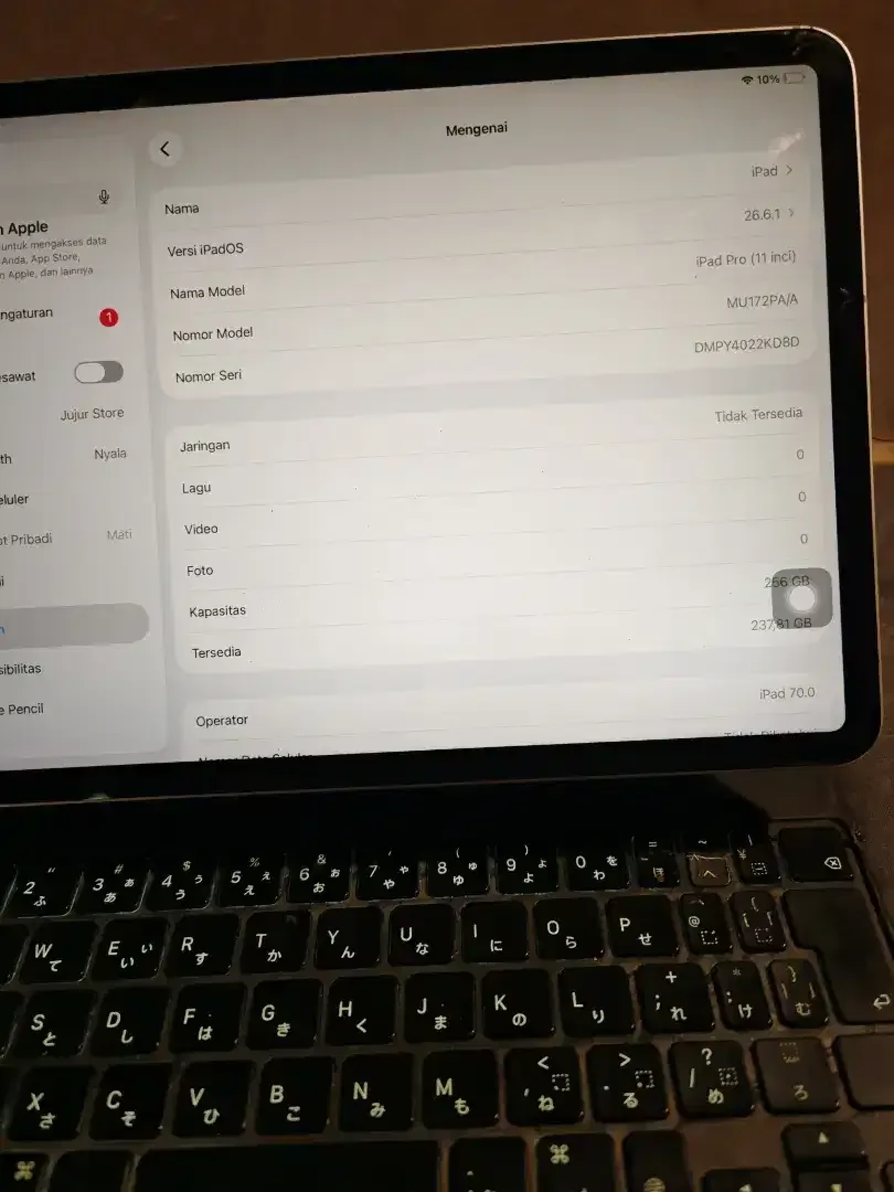 Ipad Pro + Keyboard 11 inch Wifi Cell iBox Resmi - Image 3 of 4