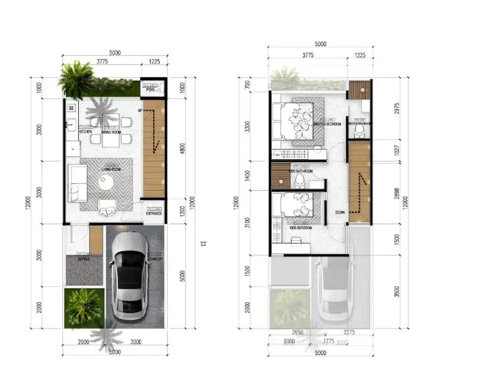 JUAL RUMAH BARU DALAM KOMPLEKS DI DEKAT TOL BENOA - Image 7 of 10