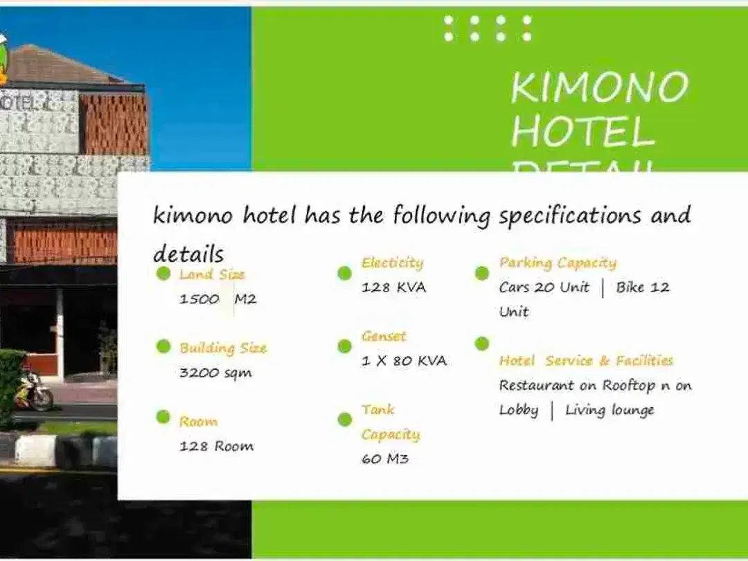 jual hotel Japanese style 128 room by pass Ngurah Rai Kuta dekat Krisna oleh-2 Bali - Image 2 of 5