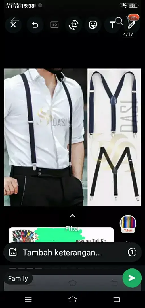 Aneka Suspender Bretel Remaja dan Dewasa - Image 1 of 7