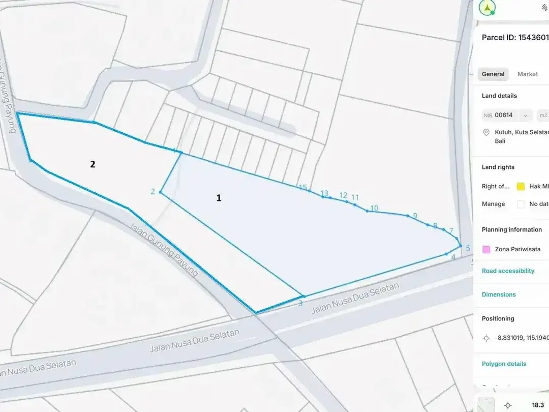 Tanah dijual di Jalan Raya Nusa Dua Selatan - Image 3 of 4