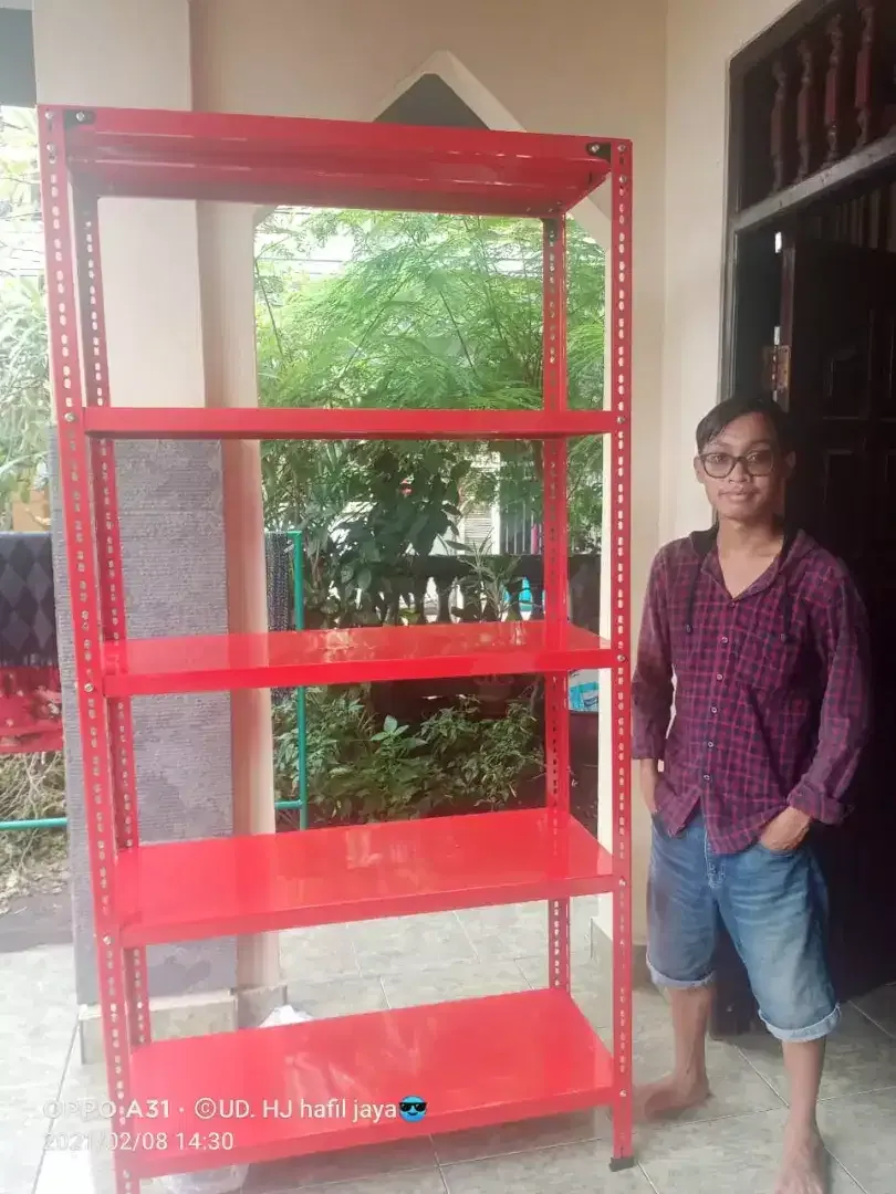 Rak besi siku lobang - Image 2 of 3
