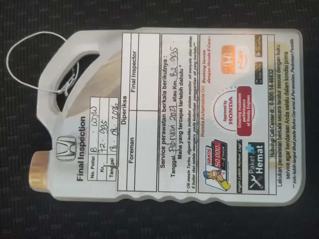 Dijual Honda BRV 1.5E Prestige 2016 - Image 10 of 10