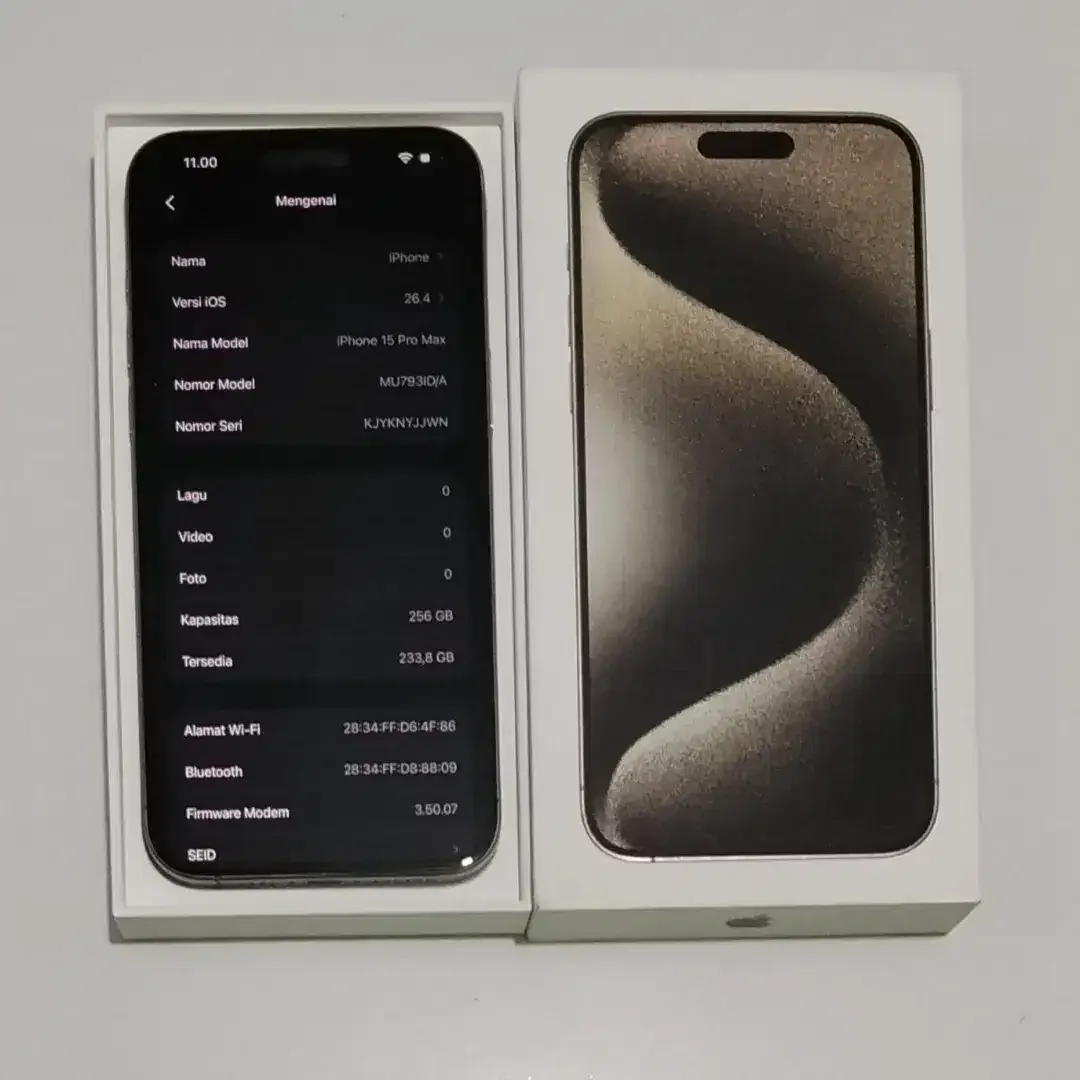 Iphone 15 ProMax 256 GB Ex ibox Istimewa - Image 2 of 3
