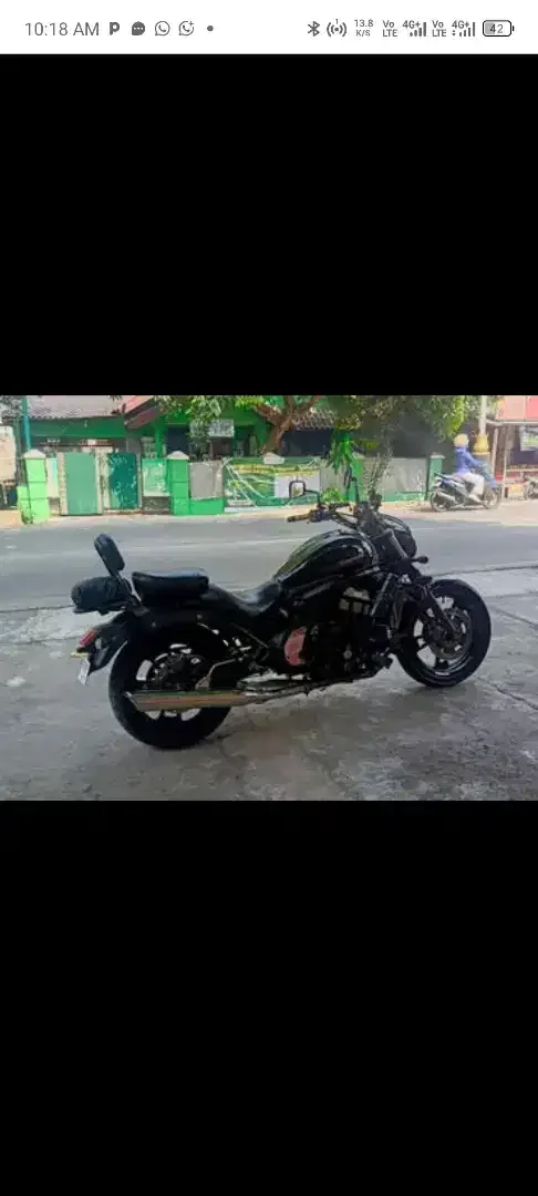 Kawasaki Vulcan S 650 black ABS SE Good condition - Image 2 of 6
