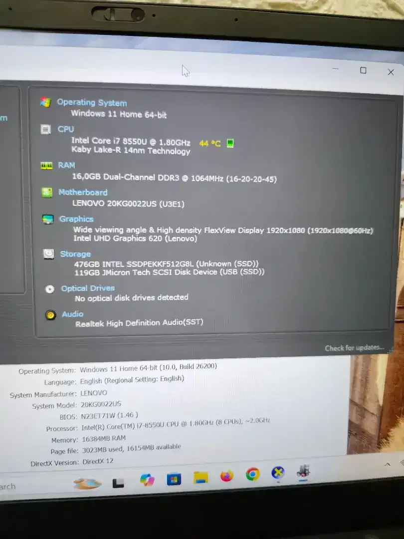 Lenovo Thinkpad X1 Carbon intel Core i7 Gen-8 (16/512gb) Mulus SLIM - Image 4 of 4