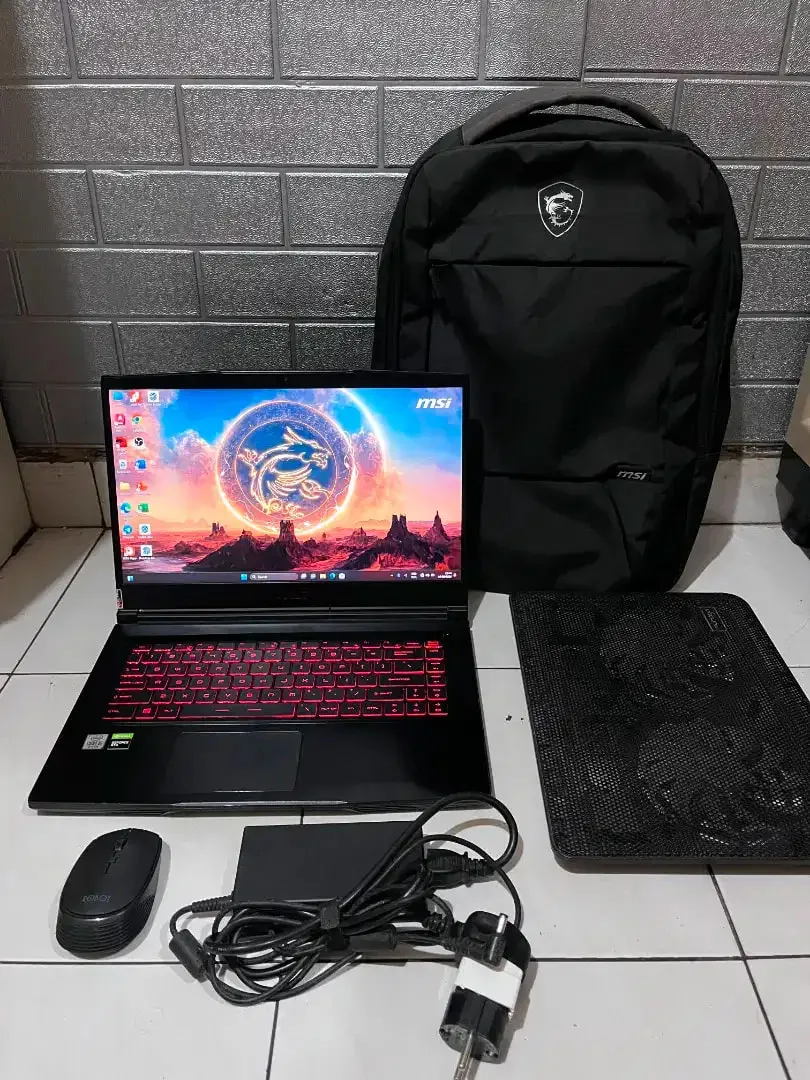 Dijual Laptop Gaming MSI GF63 THIN 10SCSR intel core i5 gen10 - Image 1 of 8