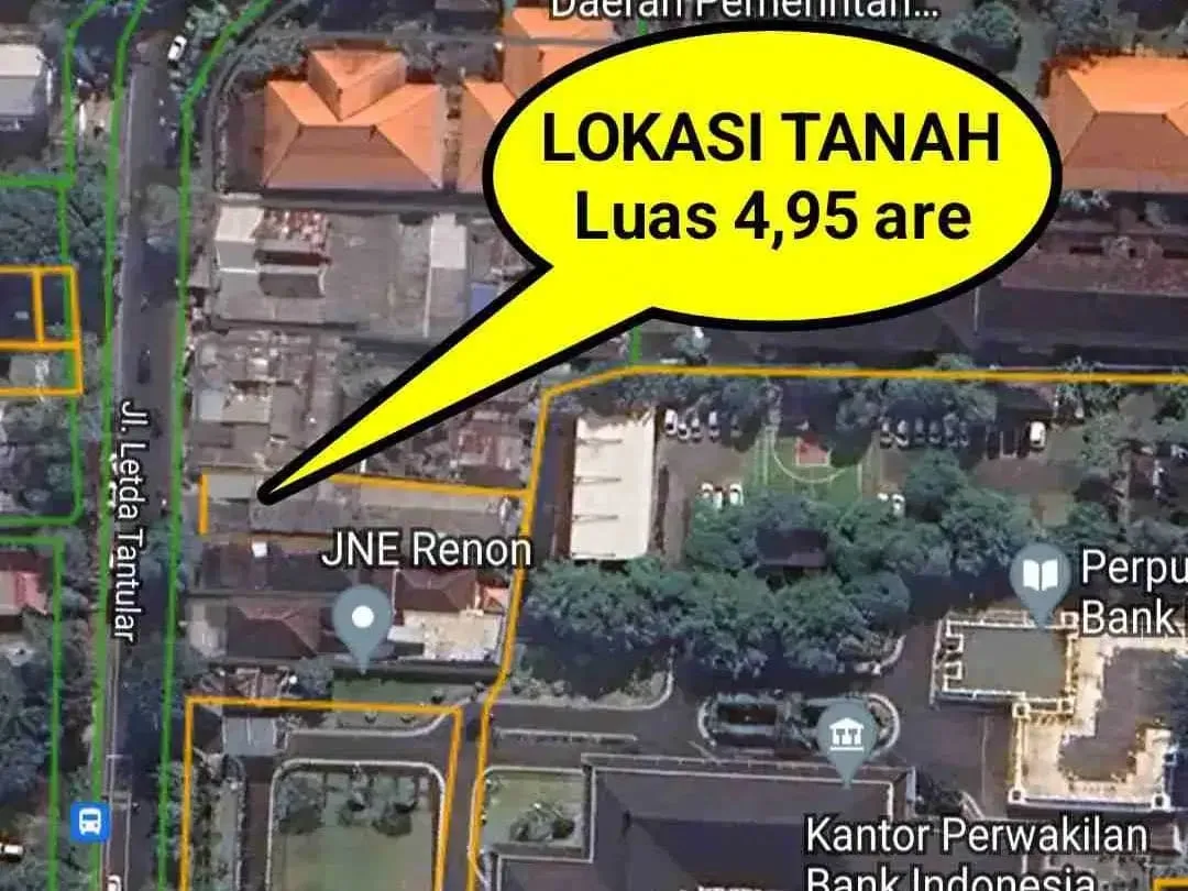 jual tanah 4,95 are di jln utama Tantular renon Denpasar - Image 3 of 4