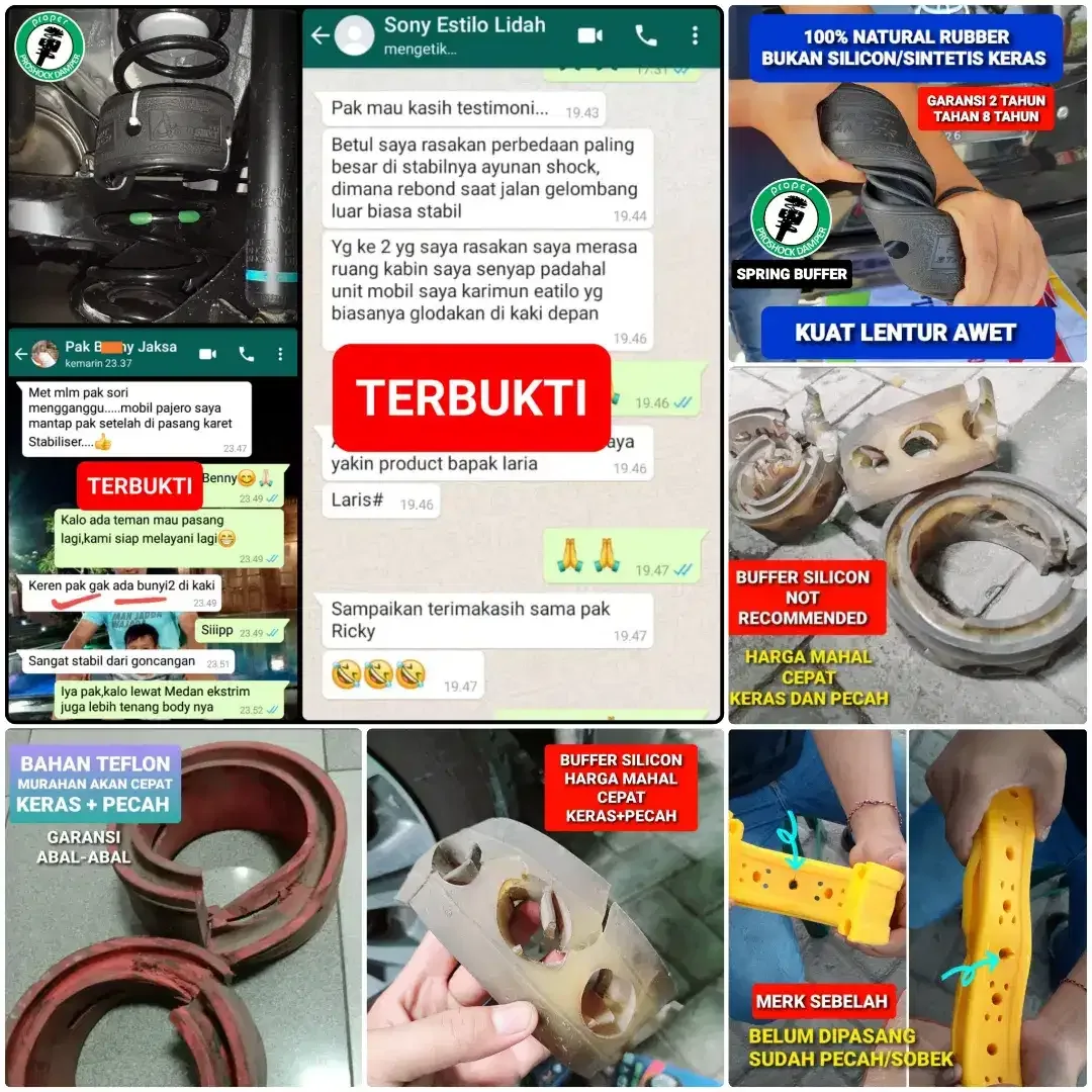 KARET SPRING BUFFER/DUMPER STABILIZER PEREDAM GUNCANGAN SUSPENSI MOBIL - Image 6 of 8