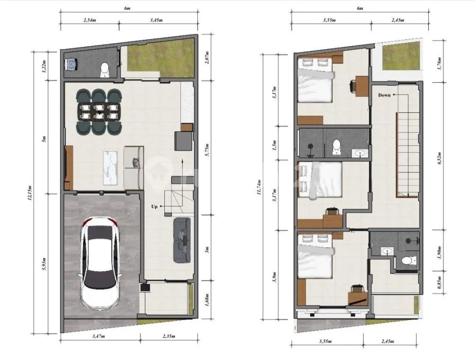 Dijual 4 Unit Rumah Baru Jalan Keboiwa Utara - Image 2 of 4