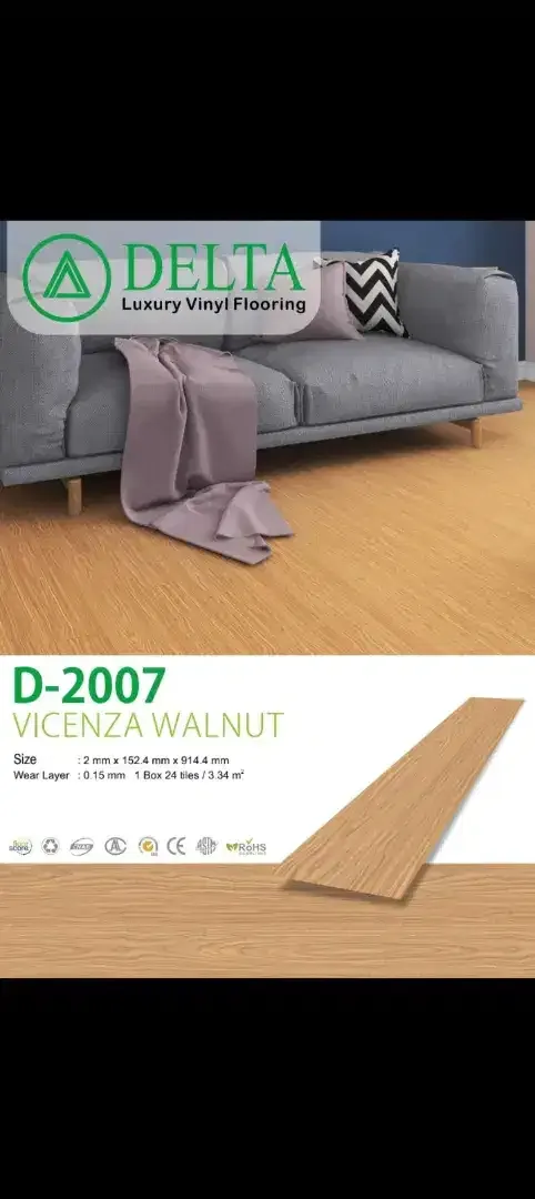 Vinyl lantai merek delta 2mm - Image 4 of 5