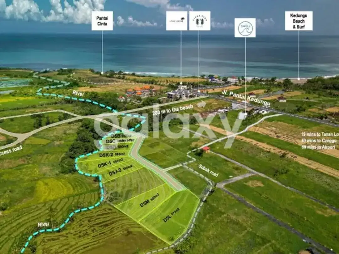 TANAH DEKAT PANTAI DI KEDUNGU KEDIRI TABANAN, BALI - Image 1 of 7