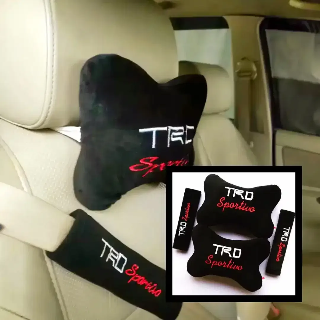Set Bantal Mobil (isi 2 bantal 2 slop seat belt) - Image 1 of 7