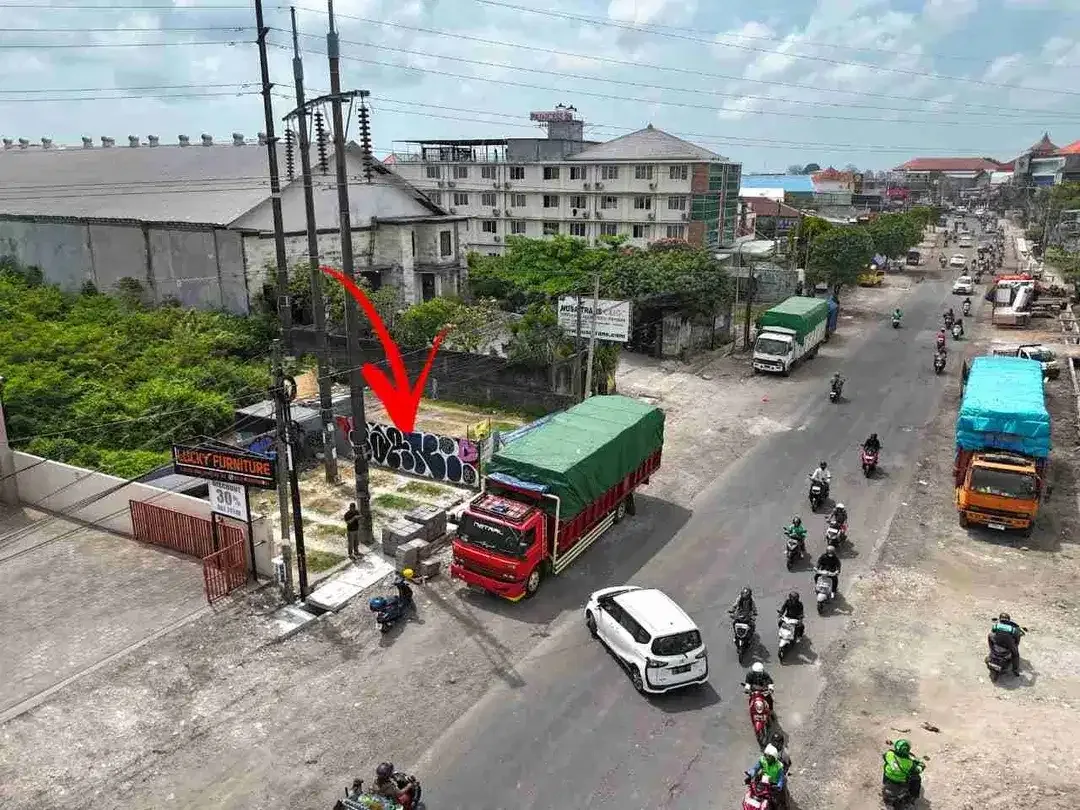 jual tanah 18 are jl utama Teuku Umar Barat  Denpasar Bali - Image 1 of 3