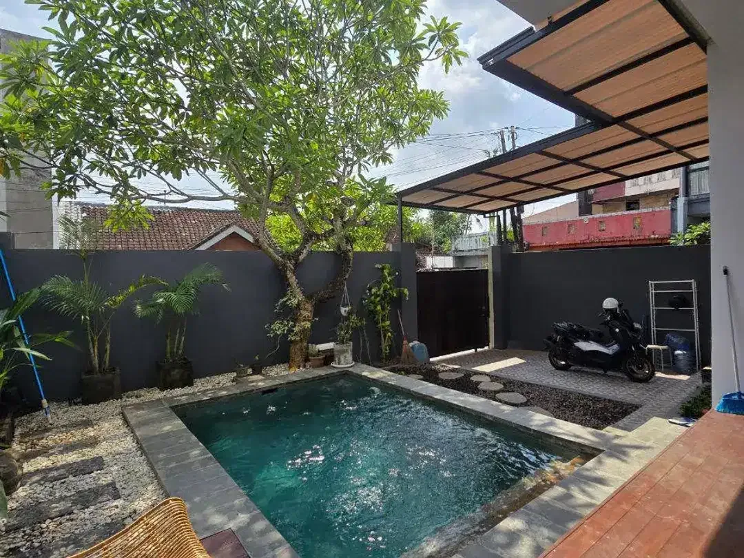 Dijual Villa Modern 3 Bedroom di Kayu Tulang Canggu dengan Pemandangan Sawah Terbuka - Image 8 of 10