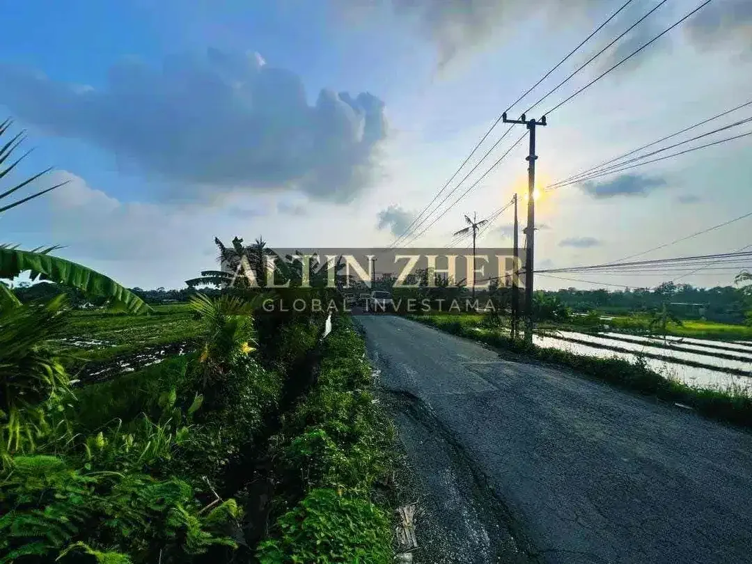 Tanah view sawah berlokasi di Kediri Tabanan dekat dengan pantai nyanyi - Image 2 of 10