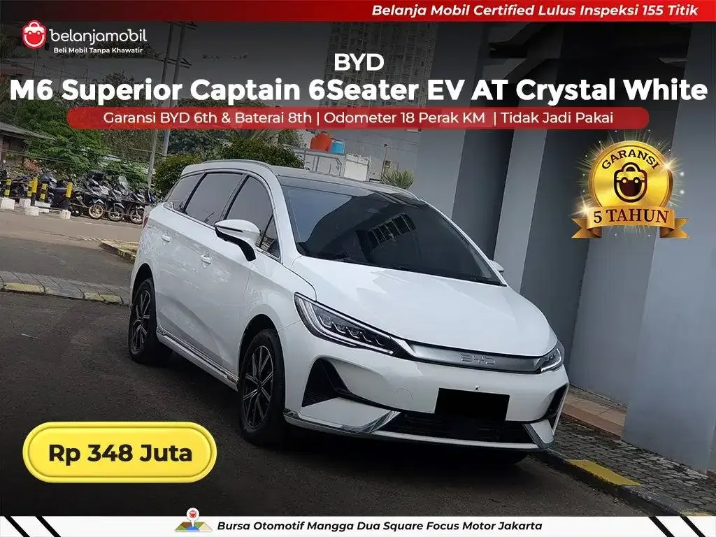 [ GARANSI 5THN 18 KM ] BYD M6 M 6 Superior Captain Seat 2024/2025/2026 - Image 1 of 10