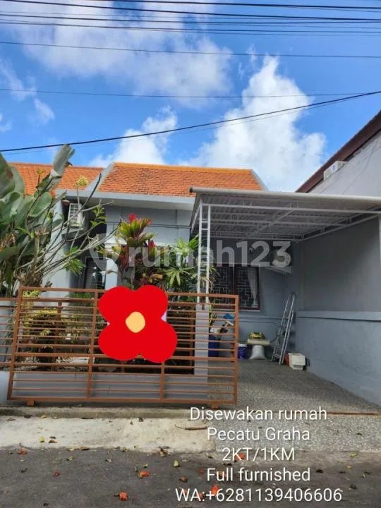 House For Rent At Pecatu Graha 2 Rooms Semifurnished - Image 1 of 4