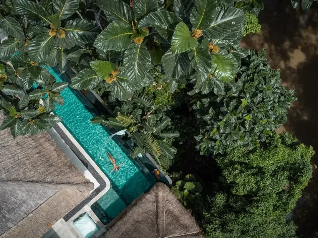 Leasehold - Peaceful Riverfront Sanctuary Surrounded by Lush Tropical Jungle in Cepaka, Bali - Image 1 of 10