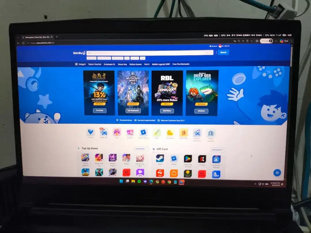 Laptop MSI Thin GF63-12VE | RTX4050 - I5 GEN 12 - 16/512 - Image 9 of 9