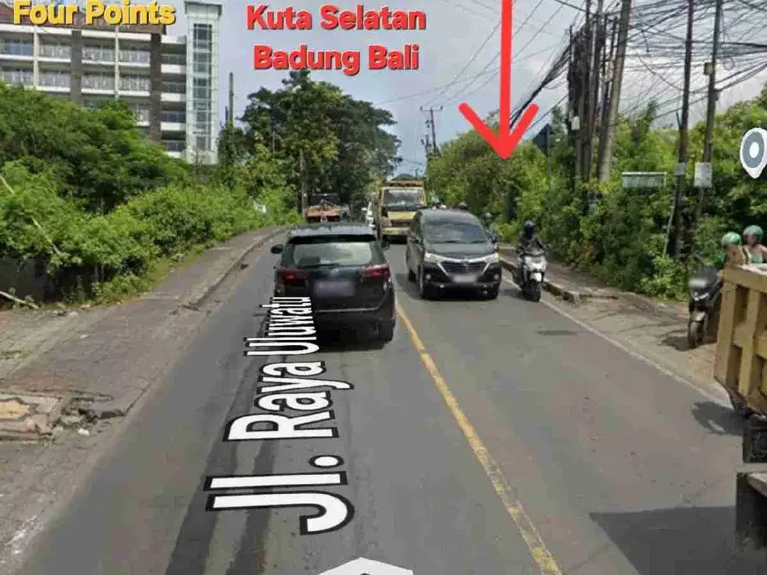 jual tanah 635m2 pinggir jalan raya uluwatu - Image 1 of 10