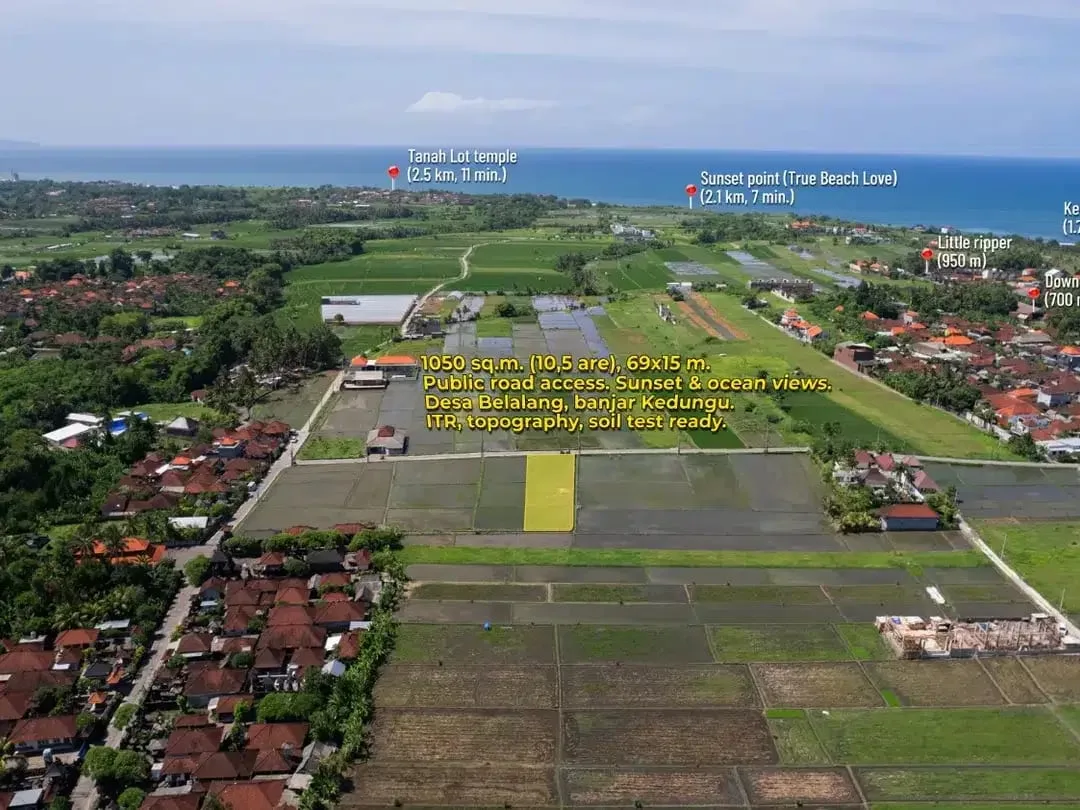 Leasehold Land for Sale in Kedungu, Tabanan – From IDR 17 Million/Are/Year - Image 5 of 6