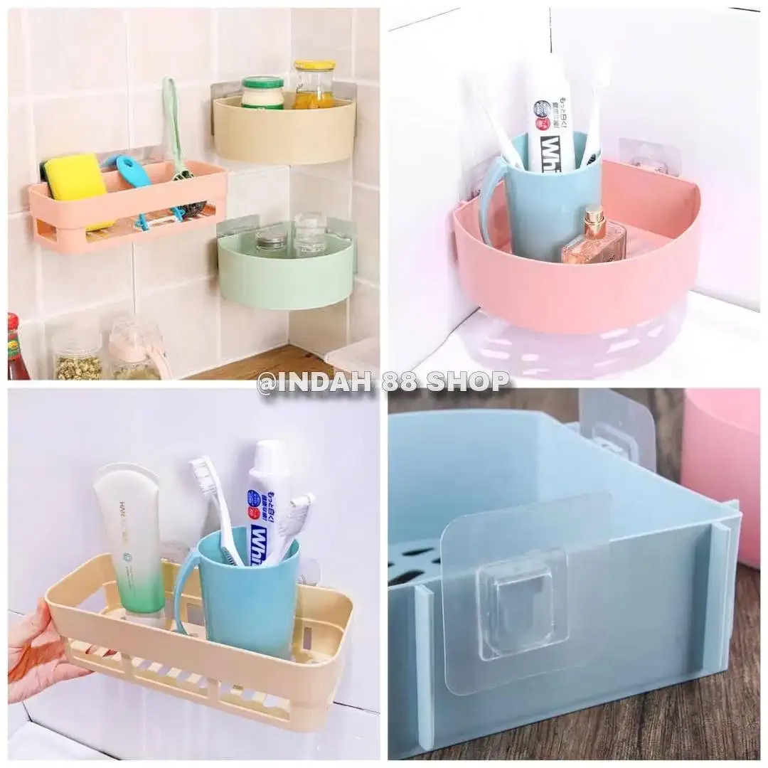 Rak Kamar Mandi Plastik Gantung - Image 1 of 1