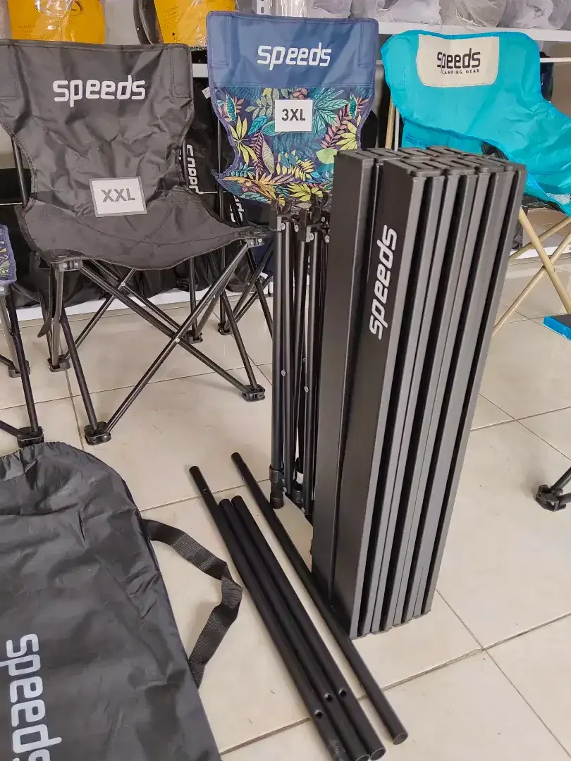 200rb BARU-Dijual Murah Meja Camping Lipat Outdoor portable 95x52x50cm - Image 6 of 6