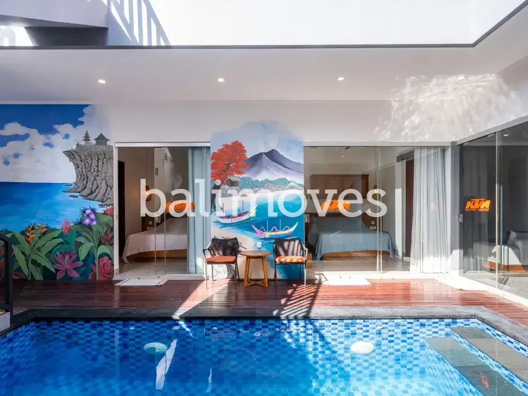 Vila Modern Minimalist Dua Kamar Tidur di Tepi Pantai Sanur - Image 7 of 10
