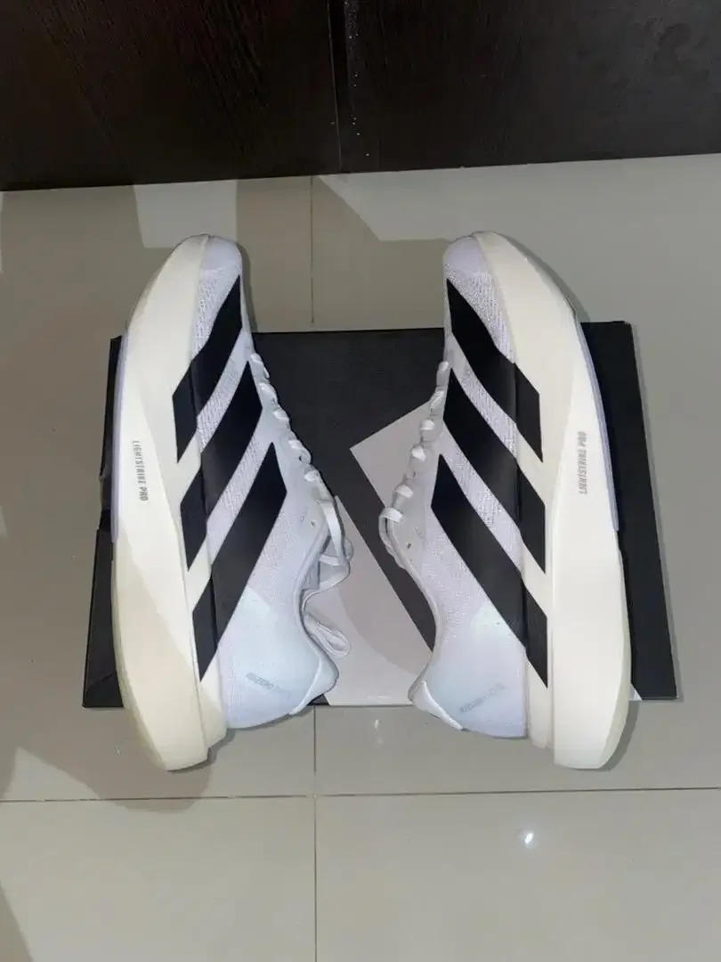Adidas Adizero Evo SL White Black - Image 8 of 10