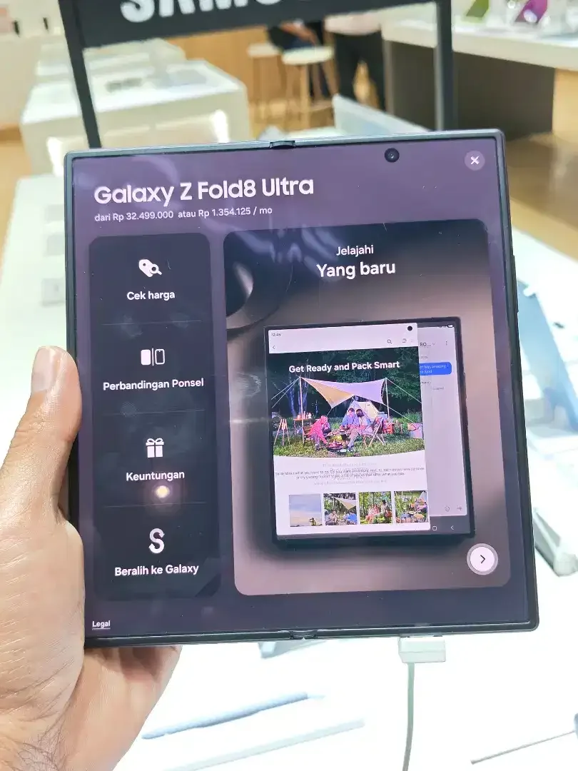 PROMO CICIL SPESIAL FREE 2 KALI ANGSURAN SAMSUNG FOLD 8 ULTRA - Image 1 of 1