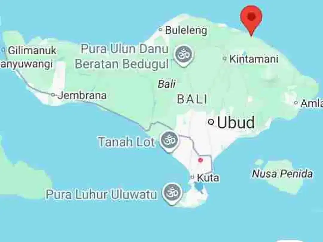 Dijual Tanah Pinggir Pantai Buleleng, Bali. - Image 1 of 4