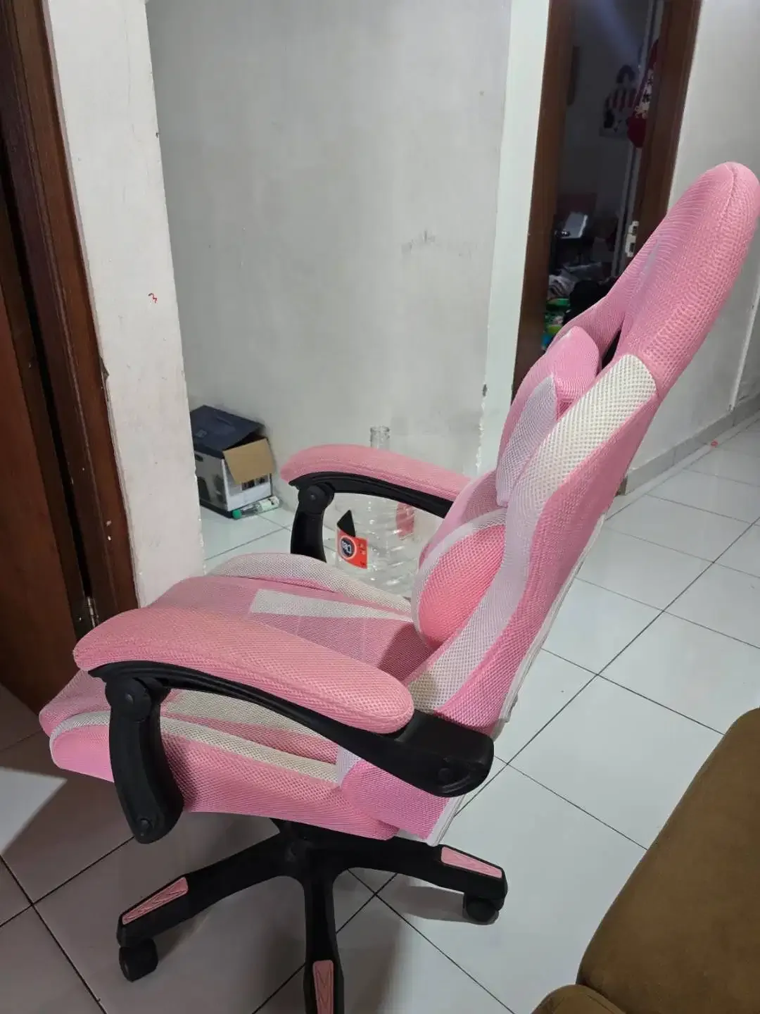 Kursi Kerja Kantor JF Gaming Putar Jaring Chair Arm Rest Kondisi BAGUS - Image 4 of 5