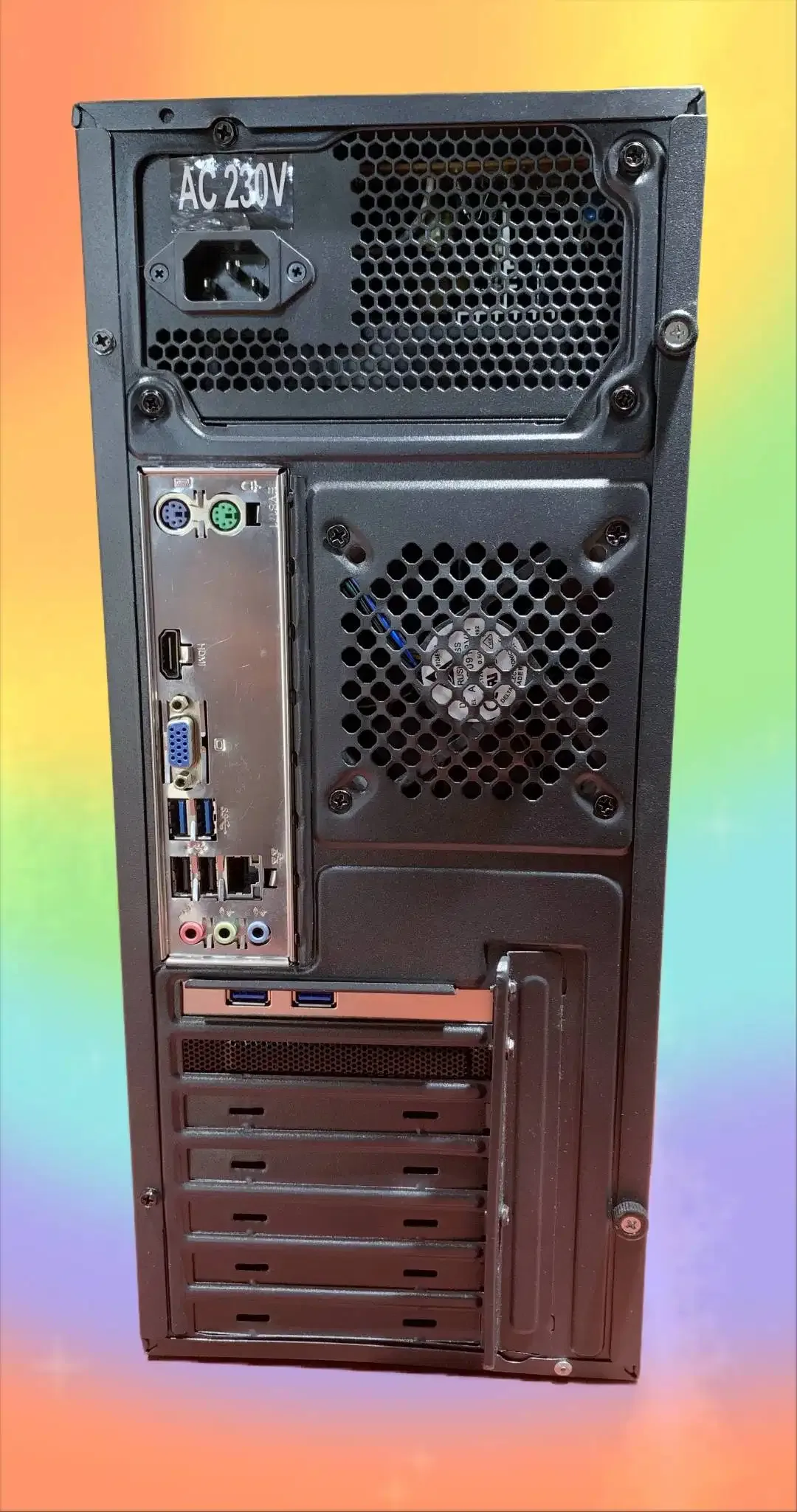 PC - ECS H81H3-M4,i7-4790- 3.60-4,00GHz, 16Gb DDR3,SSD240Gb,HDD 1TB - Image 3 of 6