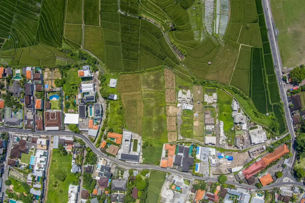 12.9 Are of Land with Rice-Field Views — Tumbak Bayuh, near Pererenan - Image 4 of 4
