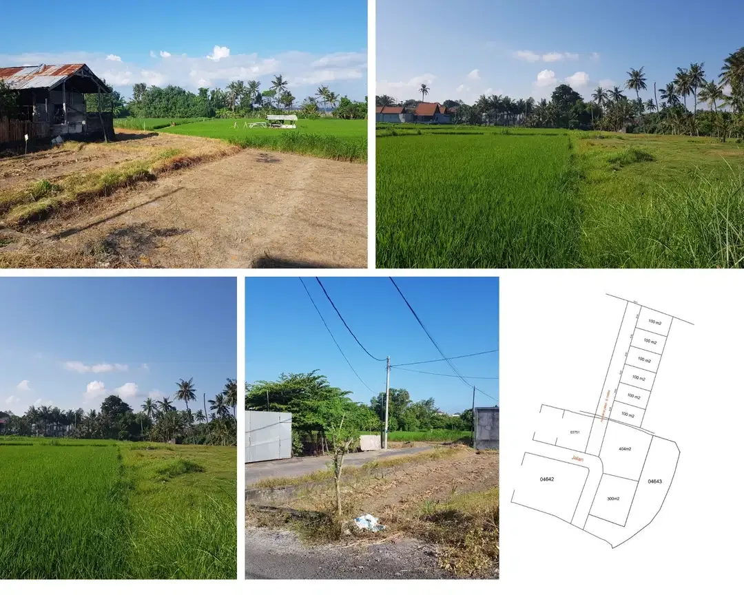 Dijual Tanah 3 are View Pantai Lingkungan Villa di Ketewel Gianyar - Image 1 of 7