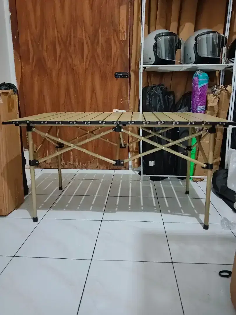 Meja Camping Lipat Outdoor portable 95x52x50cm Bahan kuat kokoh - Image 2 of 4