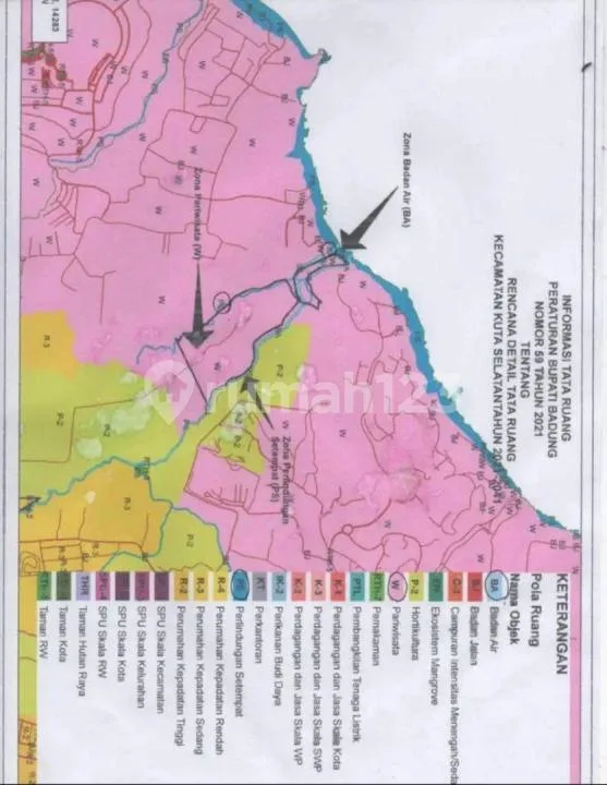 Dijual Tanah Los Tebing Ocean View Dekat Hotel Rimba Ayana Jimbaran Kuta Selatan Badung Bali - Image 4 of 4
