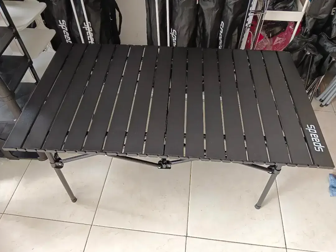 200rb BARU-Dijual Murah Meja Camping Lipat Outdoor portable 95x52x50cm - Image 2 of 6