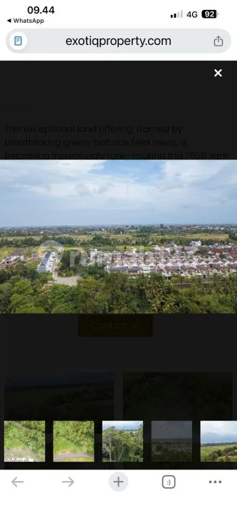 Freehold - Rare Oppotunity Exclusive Land With Rice Field Views And Riverside In Green Lot, Cemagi, Bali - Image 2 of 4