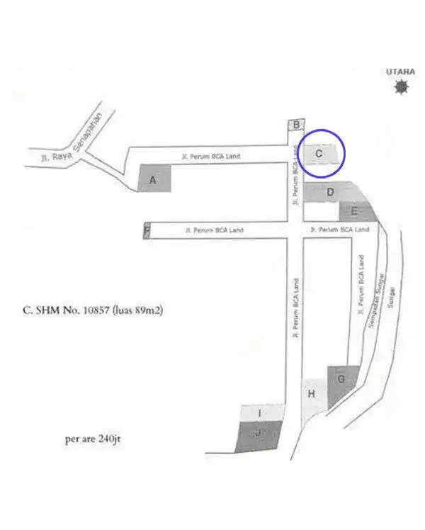 AMS-111.BL-C | Jual Murah Tanah Kavling 89m2 di Perum Senapahan Banjaran - Image 10 of 10