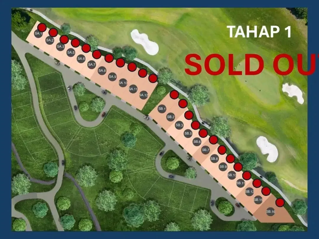 Dijual Hunian Super Mewah The Links Golf Villa Tahap 2 di Jimbaran, Bali - Image 3 of 10