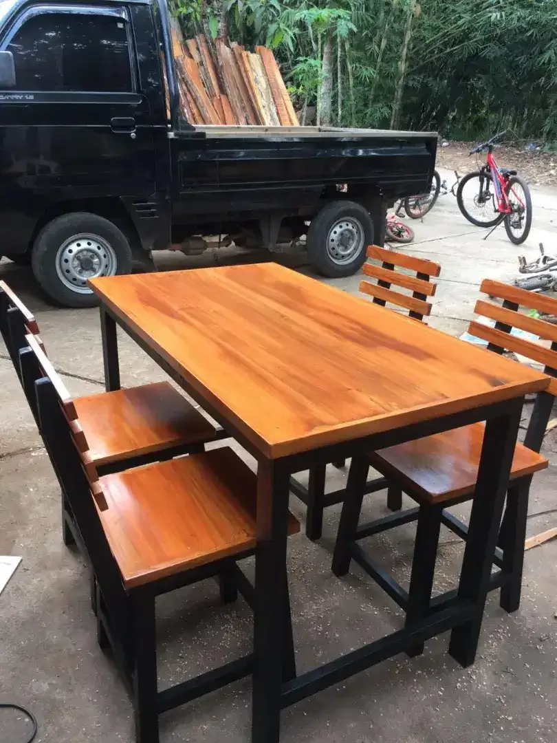 Set meja kursi warung makan - Image 2 of 3