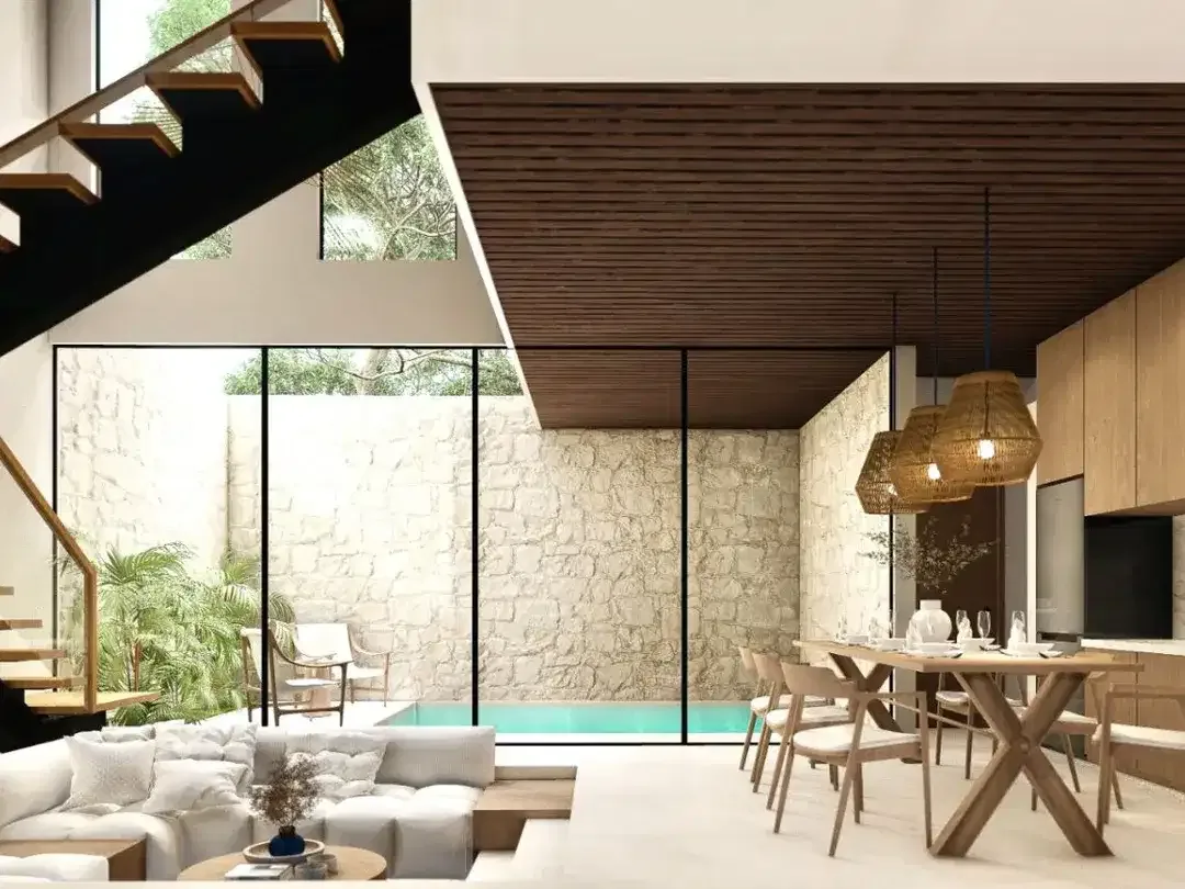 Hunian Luxury Villa yang mengambil konsep Mediteranian, berlokasi di Balangan Bali. - Image 3 of 10