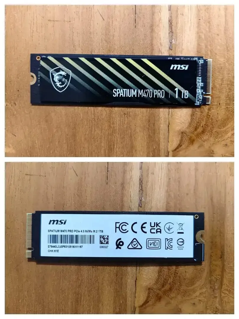 SSD MSI SPATIUM 1 TB GEN 4, GEN 3 - Image 1 of 3