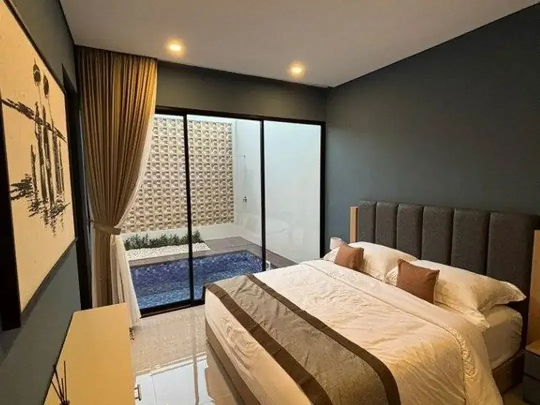 Villa Cantik Modern 3 Kamar dengan Private Pool Dijual di Jimbaran - Image 6 of 9